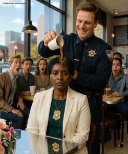 Officer Keller apologizing