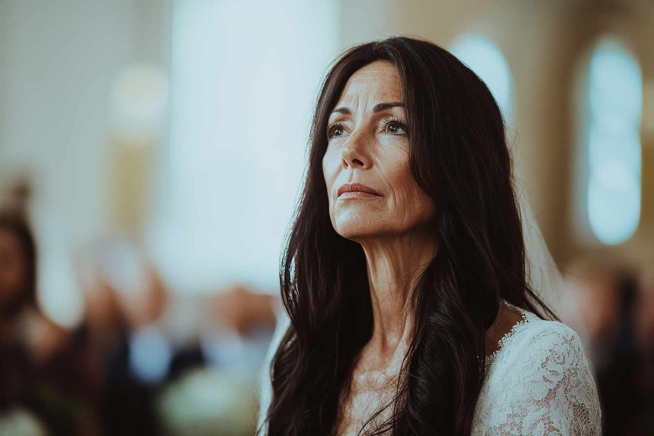 A woman looking incredulously at someone | Source: Midjourney