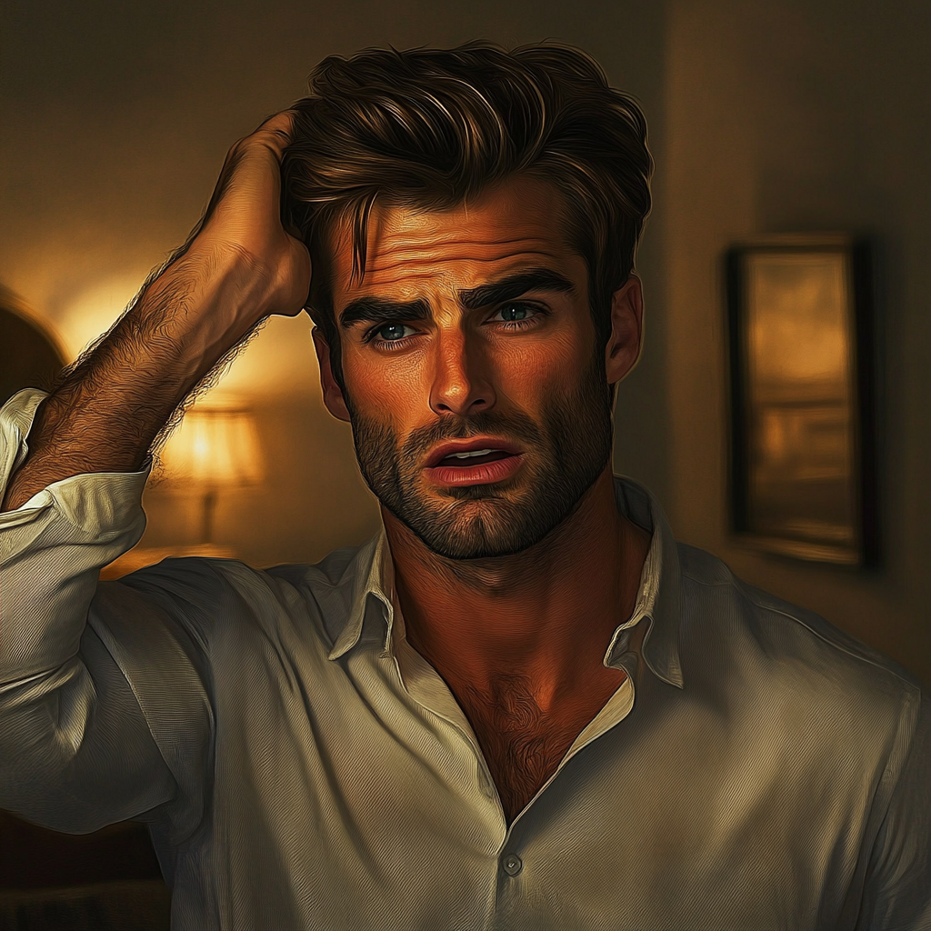 A shocked man | Source: Midjourney