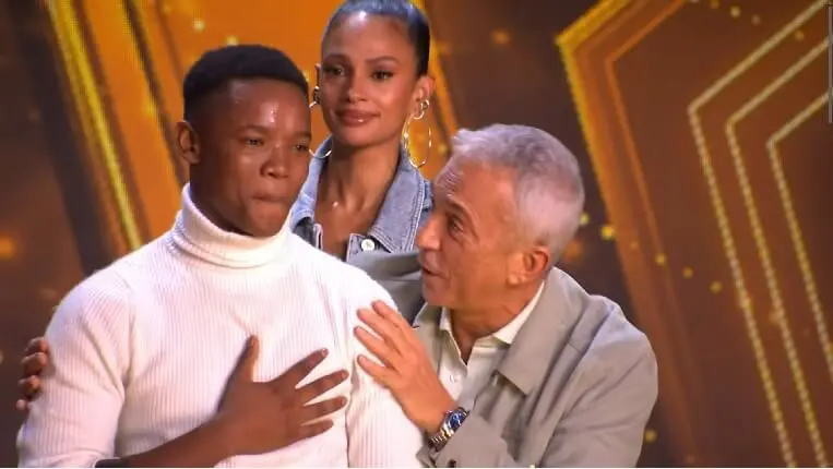 Golden buzzer moment